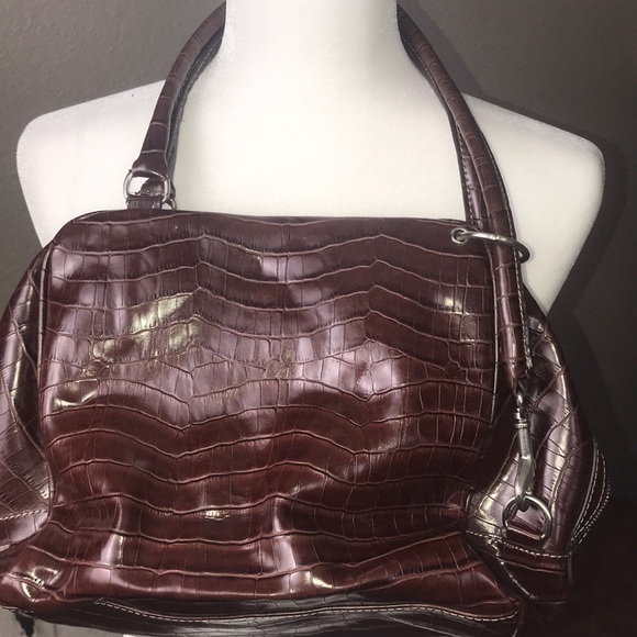 Jones New York dark brown satchel. - Picture 2 of 6